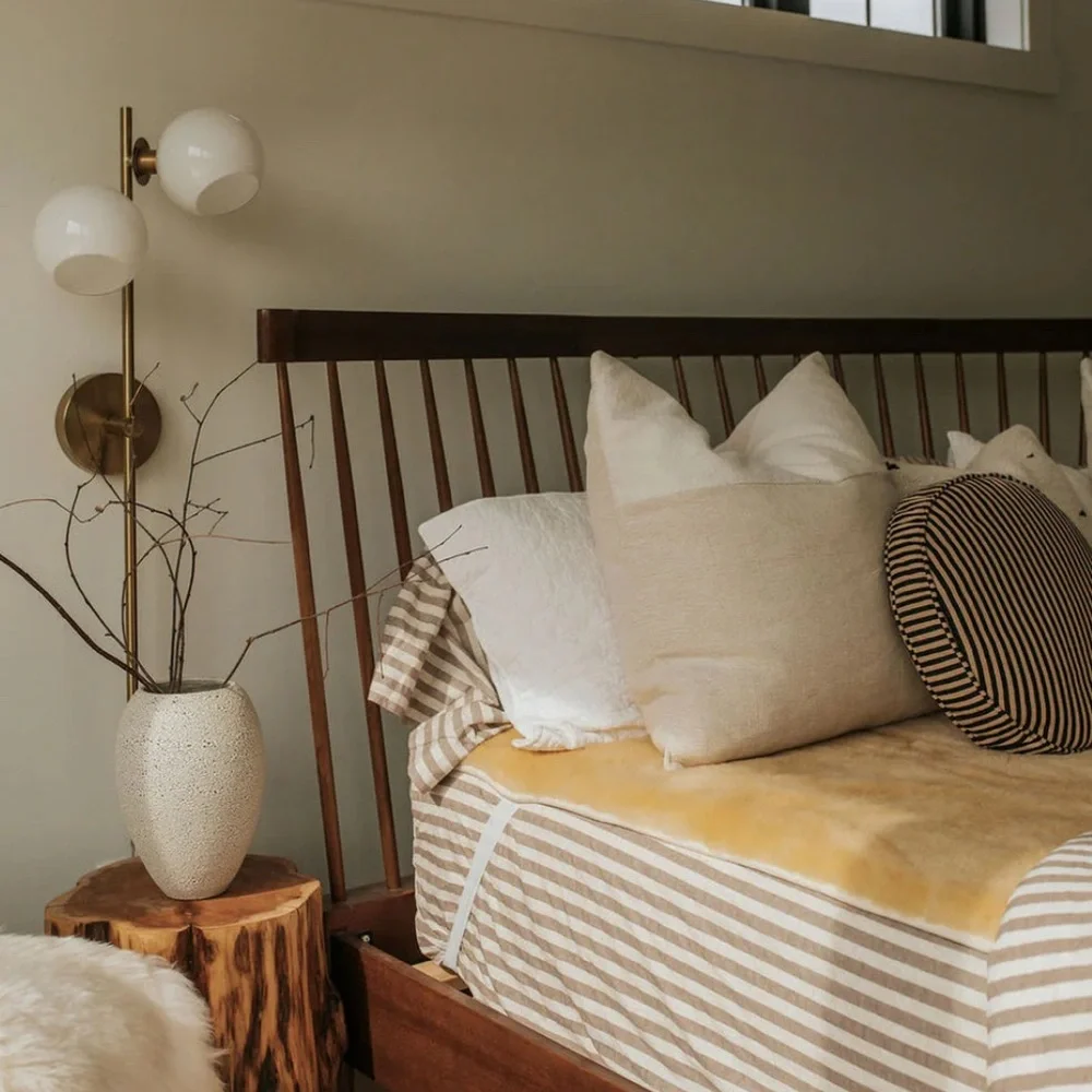 Cozy Organic Sheepskin Mattress Cover Queen Size